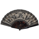 Lace Cupids, late 19th century fan