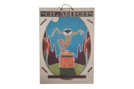 Nuit d'Arlequin, carton publicitaire pour cosmétiques, période Art déco