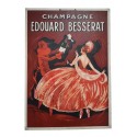Harlequin and Champagne Edouard Besserat, advertising poster, circa 1930