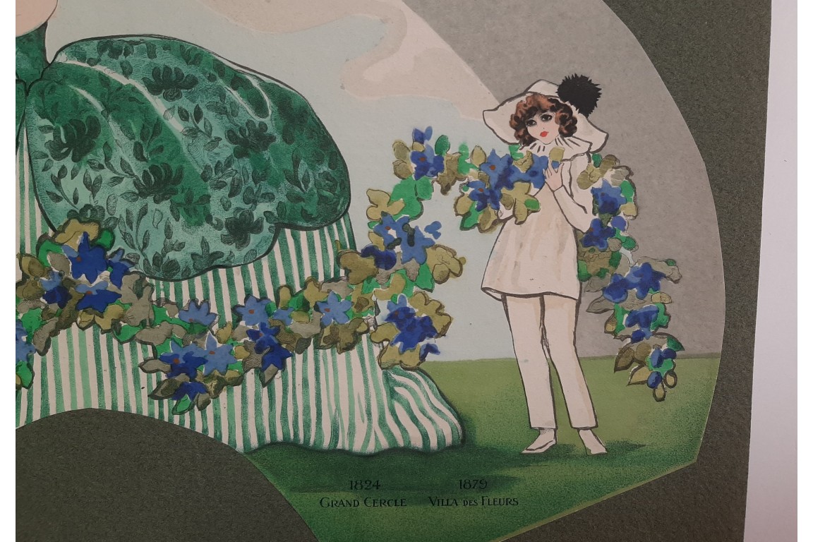 Colombine by Léone Georges, fan design circa 1910