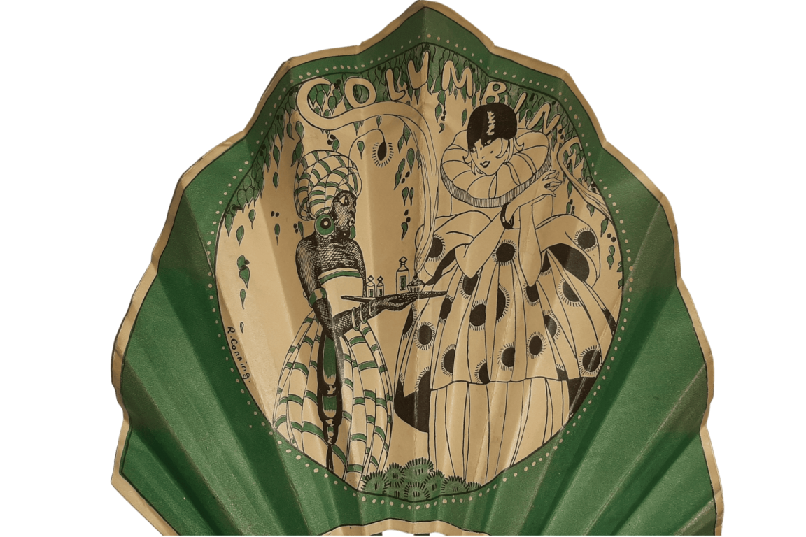 Columbine, advertising fan for Atkinson’s perfumes, circa 1920