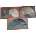 The Pierrots of Maxim’s, fan designs circa 1900–10