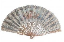 Little darlings, fan circa 1900