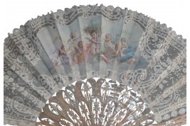 Little darlings, fan circa 1900