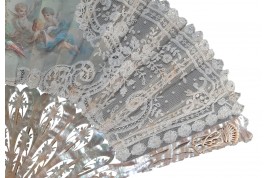 Little darlings, fan circa 1900