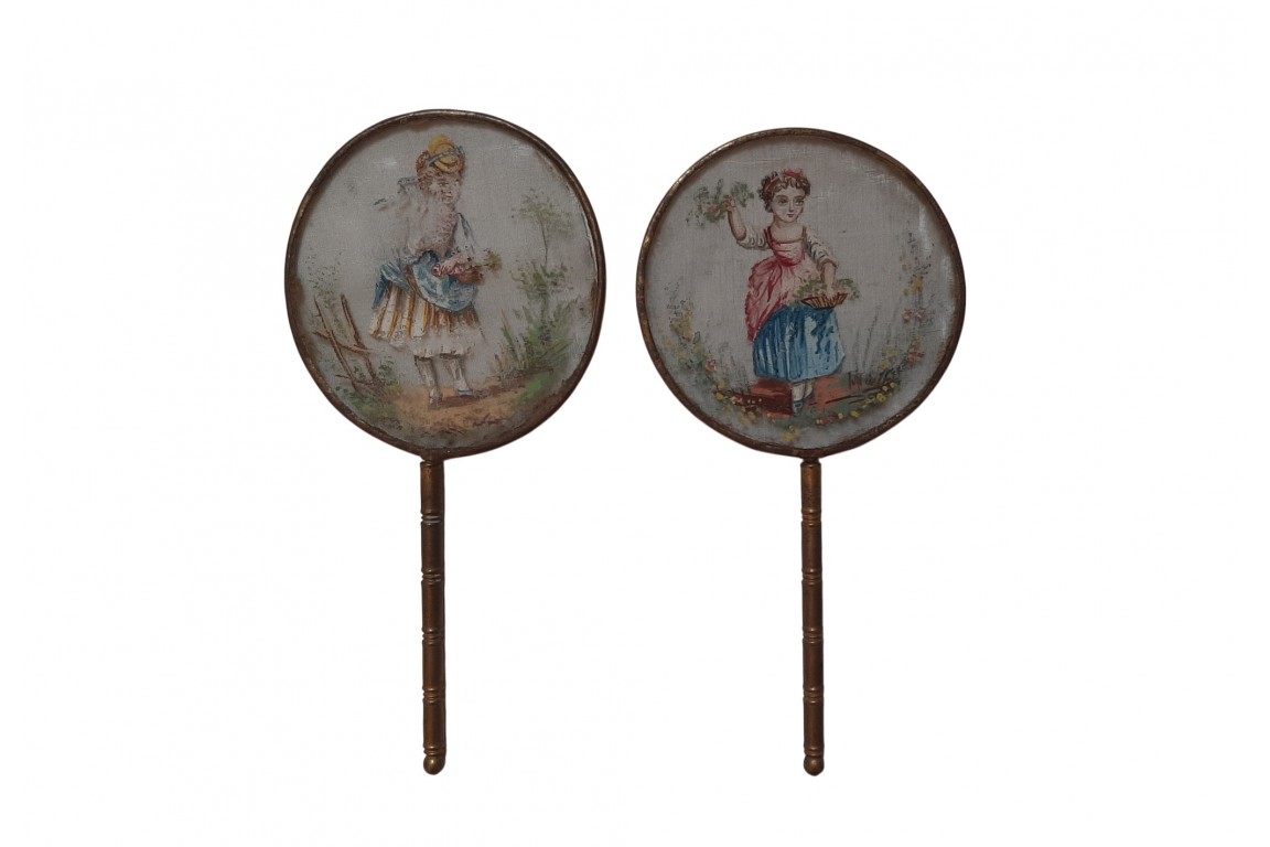 Écrans de poupée ou miniatures, fin XIXè siècle