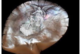 Trouville kids, mother of pearl shell, Belle Epoque period