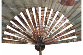 Children’s afternoon snack, fan by Van Garden, circa 1890–95