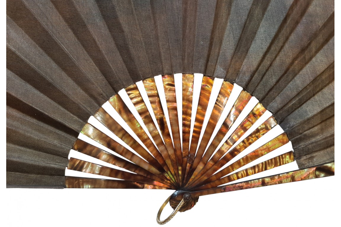 Children’s afternoon snack, fan by Van Garden, circa 1890–95
