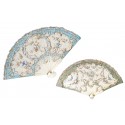 Fans for little girl or parisian fashion dolls, by Brunin, circa 1900