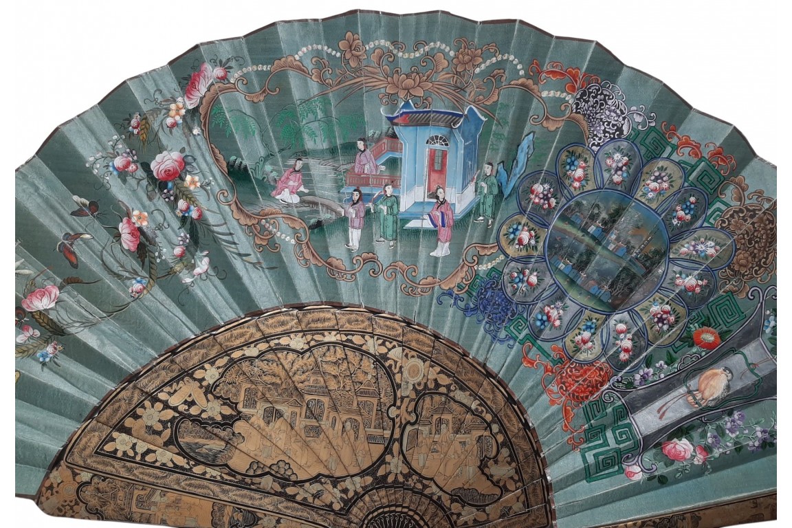 The Pazhou pagoda, a giant asymmetrical fan, 19th-century China