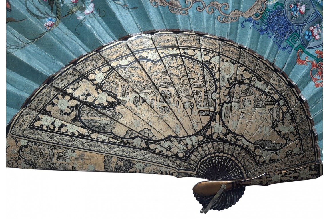 The Pazhou pagoda, a giant asymmetrical fan, 19th-century China