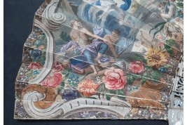 Vénus remettant les armes à Enée, éventail vers 1760