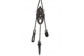 Egyptomania, chatelaine and perfume bottle