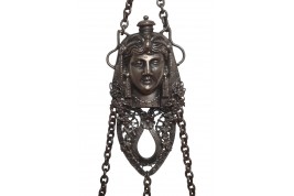 Egyptomania, chatelaine and perfume bottle