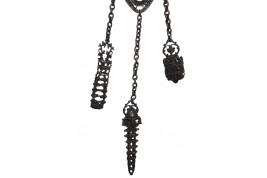 Egyptomania, chatelaine and perfume bottle