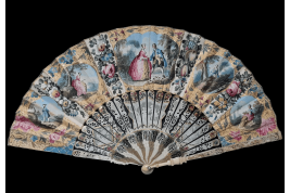 Libertine delights, fan, circa 1750–60