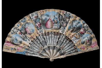Libertine delights, fan, circa 1750–60