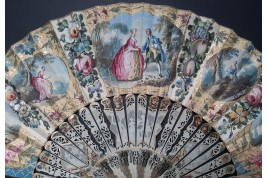 Libertine delights, fan, circa 1750–60