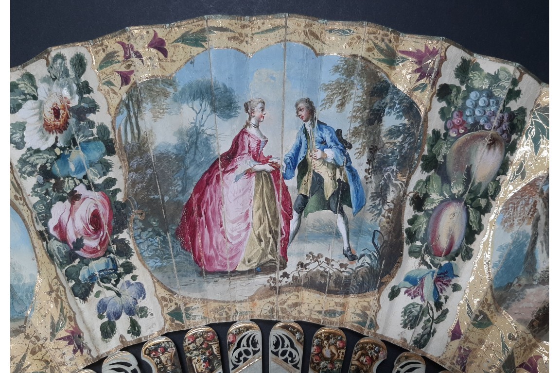 Libertine delights, fan, circa 1750–60