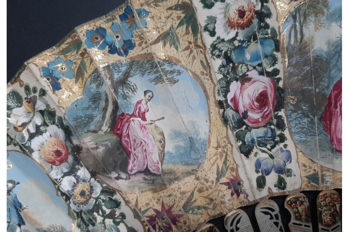 Libertine delights, fan, circa 1750–60