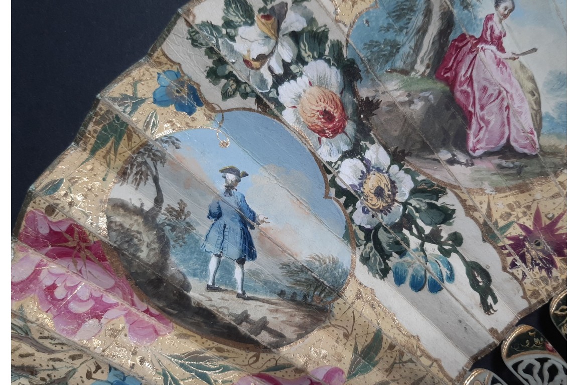 Libertine delights, fan, circa 1750–60