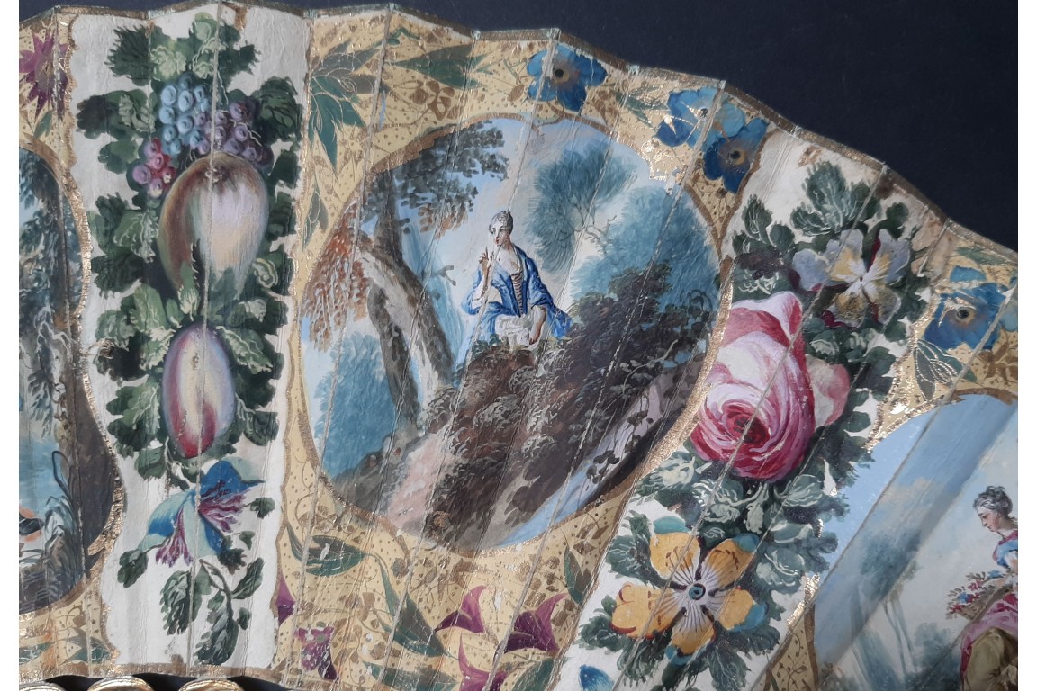 Libertine delights, fan, circa 1750–60