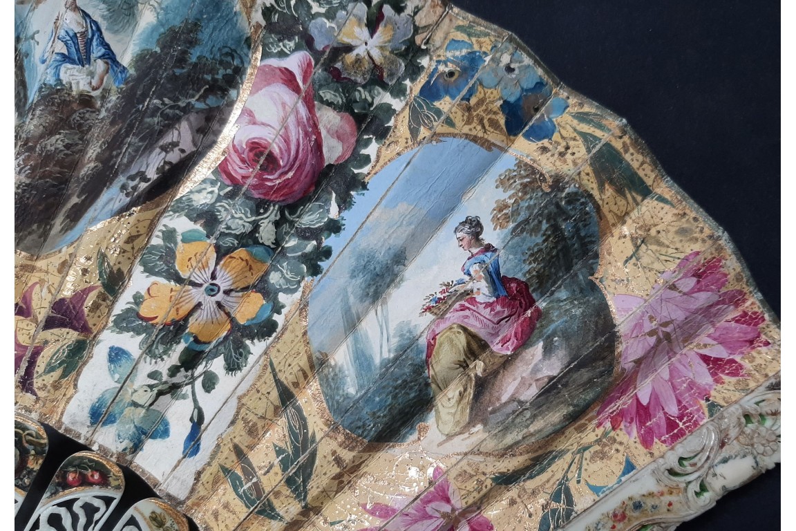 Libertine delights, fan, circa 1750–60