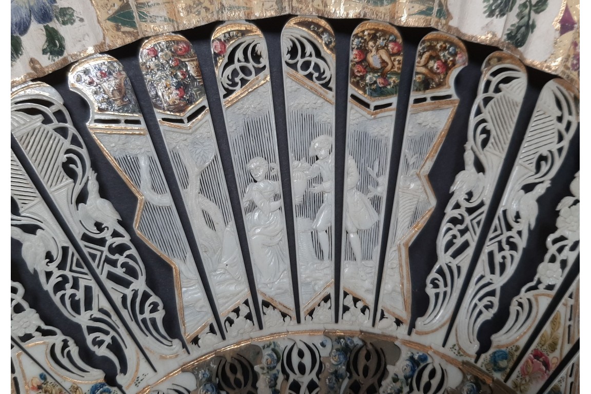 Libertine delights, fan, circa 1750–60