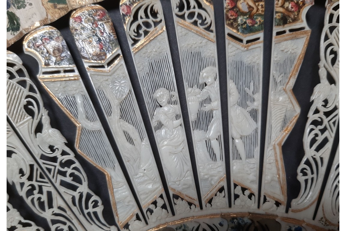Libertine delights, fan, circa 1750–60