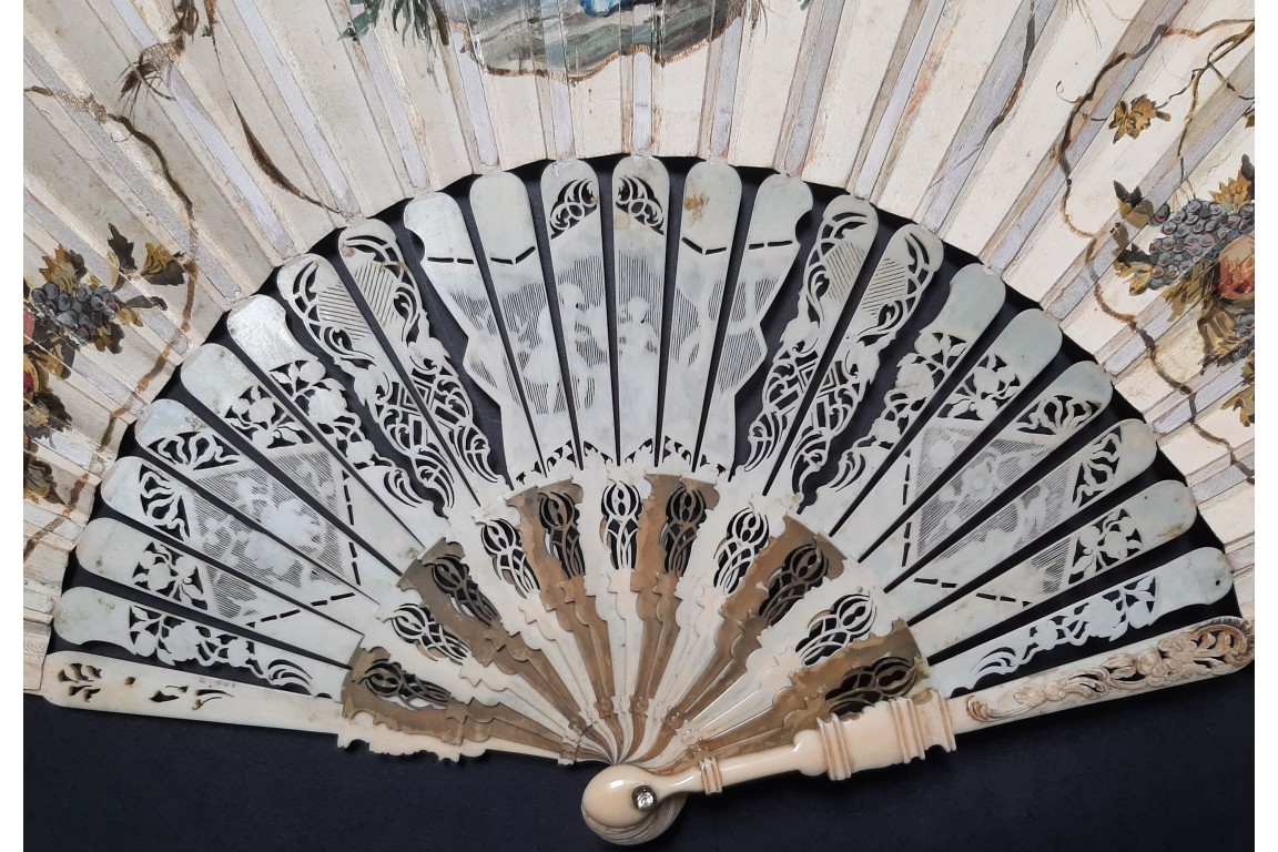 Libertine delights, fan, circa 1750–60