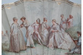 In the style of Alexandre, fan circa 1870