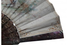 In the style of Alexandre, fan circa 1870