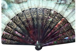 In the style of Alexandre, fan circa 1870