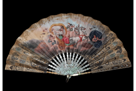 The dawn and Hector’s Farewell, fan circa 1830