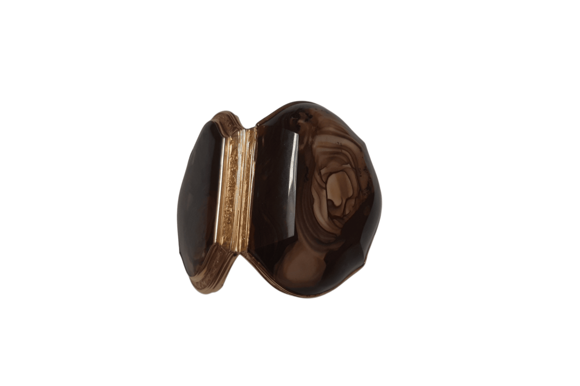 Tabatière en agate, période Louis XV
