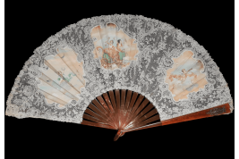 The beauties float, fan design by Marie Adam for Creusy, circa 1890