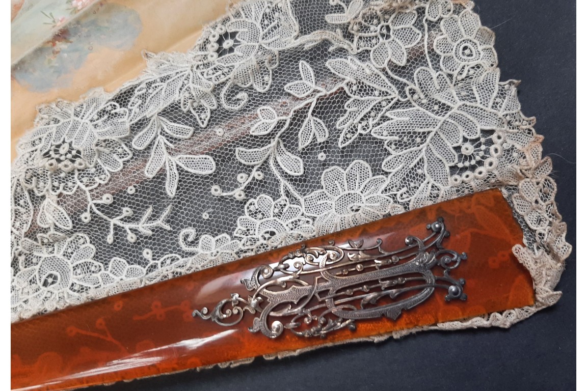 The beauties float, fan design by Marie Adam for Creusy, circa 1890
