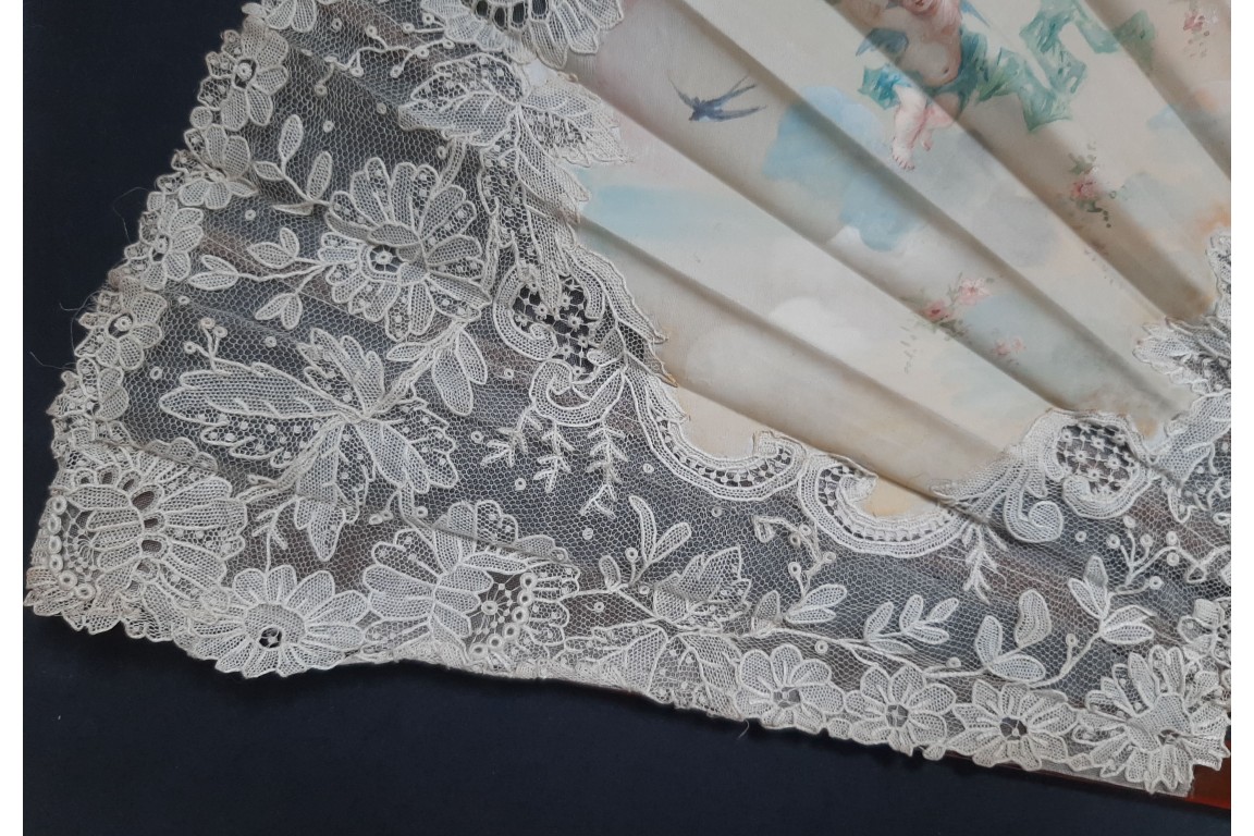 The beauties float, fan design by Marie Adam for Creusy, circa 1890