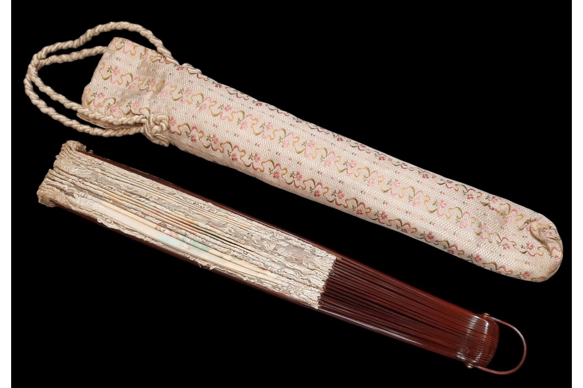 The beauties float, fan design by Marie Adam for Creusy, circa 1890