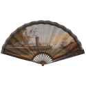 The bay of Napoli, fan circa 1800–1815