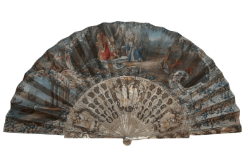 La continence de Scipion, éventail vers 1750