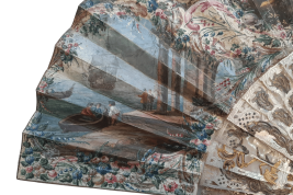 La continence de Scipion, éventail vers 1750
