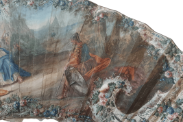 La continence de Scipion, éventail vers 1750
