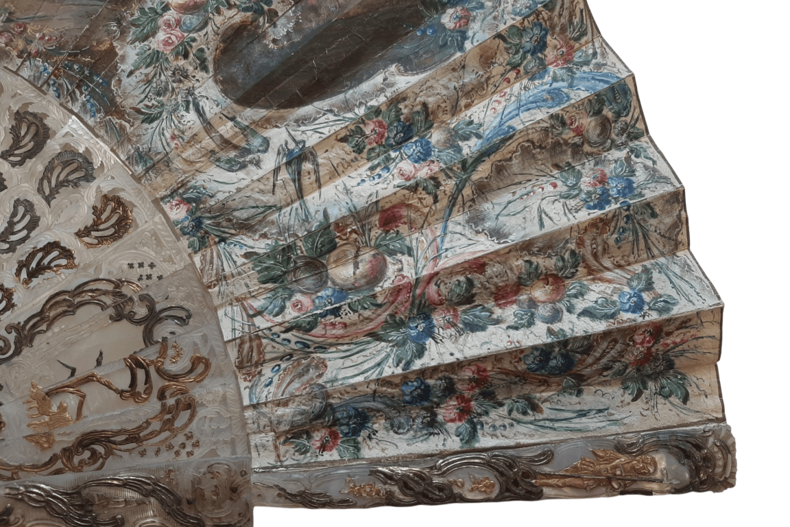 La continence de Scipion, éventail vers 1750