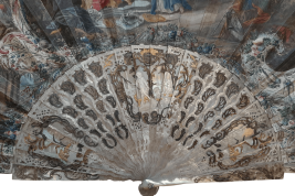 La continence de Scipion, éventail vers 1750