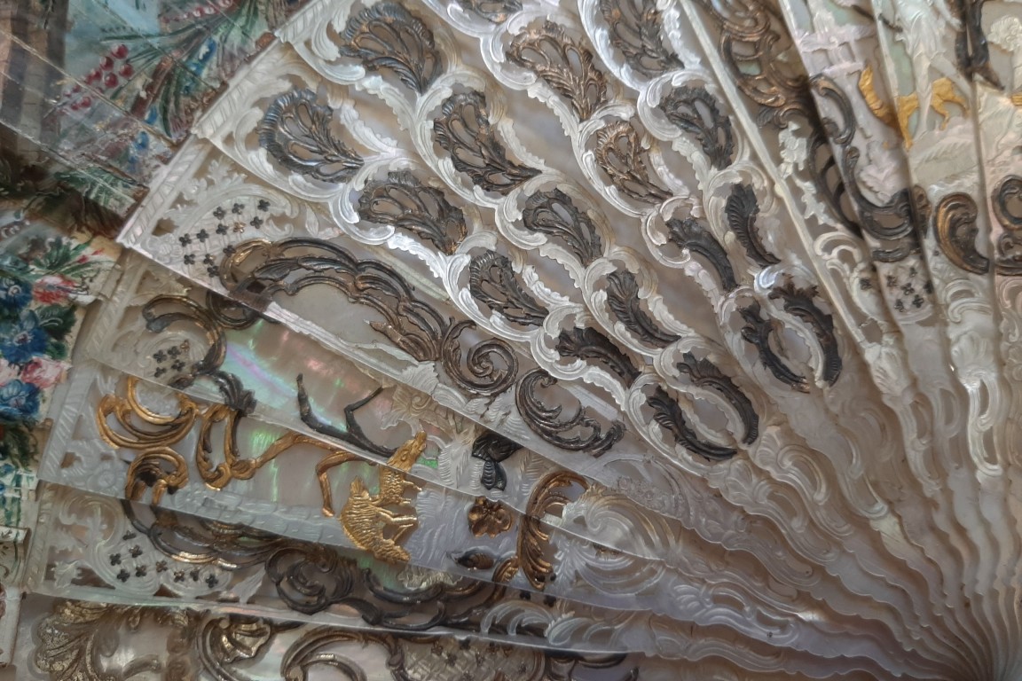 La continence de Scipion, éventail vers 1750