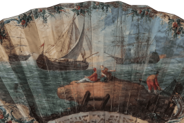 La continence de Scipion, éventail vers 1750