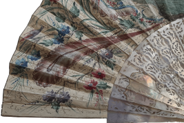 La continence de Scipion, éventail vers 1750