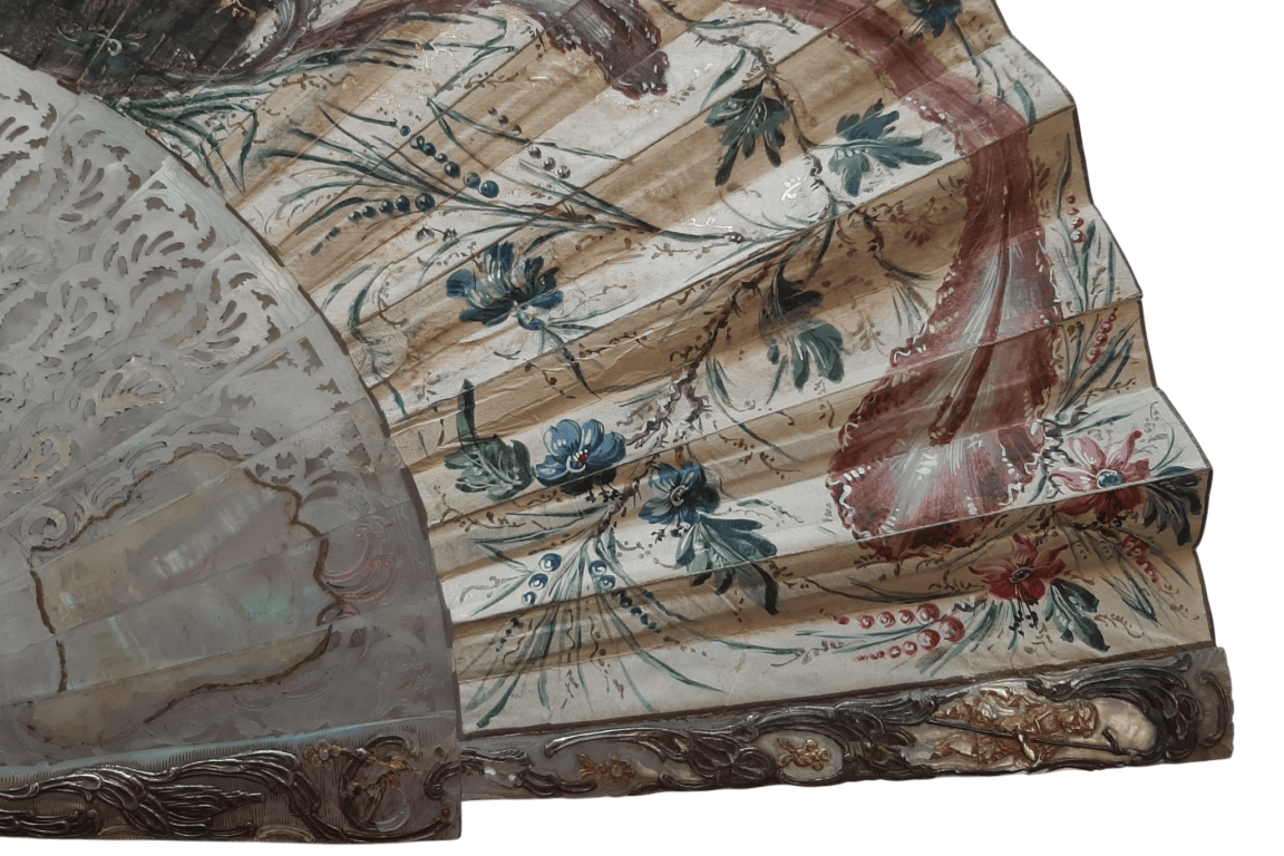 La continence de Scipion, éventail vers 1750